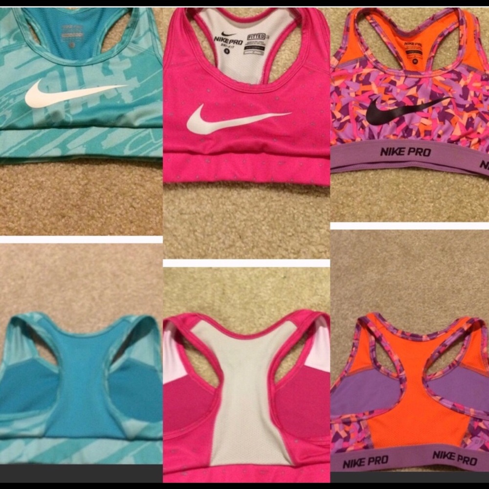 BUNDLE 4 nike sports bras